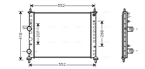 Radiateur Ava Cooling FTA2201