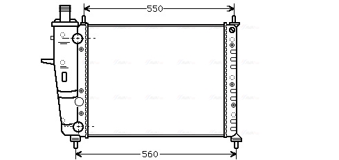 Radiateur Ava Cooling FTA2233