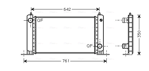 Radiateur Ava Cooling FTA2243