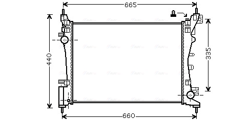 Radiateur Ava Cooling FTA2318