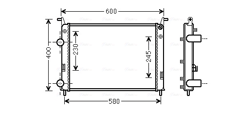 Radiateur Ava Cooling FTA2336