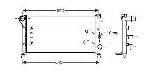 Radiateur Ava Cooling FTA2379