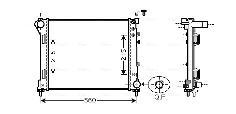 Radiateur Ava Cooling FTA2403