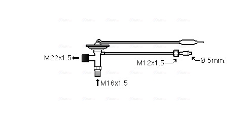 Airco expansieklep Ava Cooling HD1274