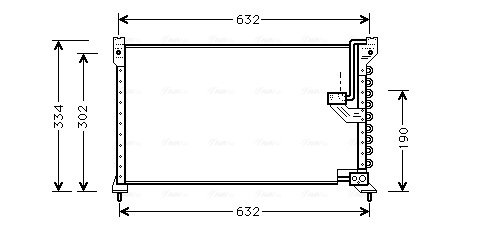 Airco condensor Ava Cooling HD5085