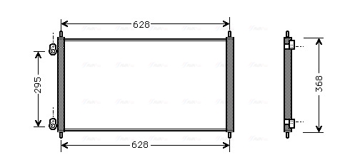 Airco condensor Ava Cooling HD5106