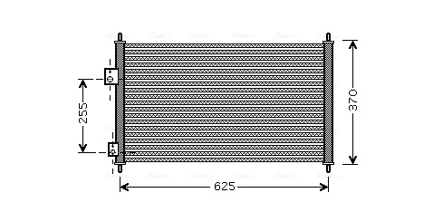 Airco condensor Ava Cooling HD5202