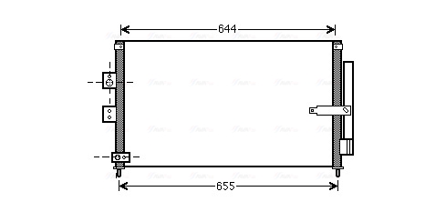 Airco condensor Ava Cooling HD5223D