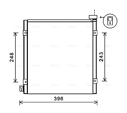 Airco condensor Ava Cooling HD5249