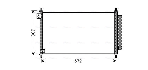 Airco condensor Ava Cooling HD5276D