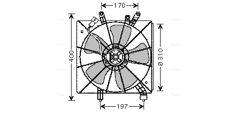 Ventilatorwiel-motorkoeling Ava Cooling HD7507