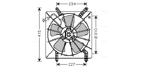 Ventilatorwiel-motorkoeling Ava Cooling HD7510