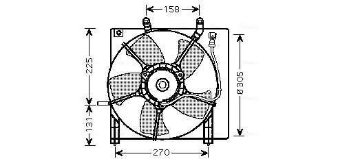 Ventilatorwiel-motorkoeling Ava Cooling HD7534