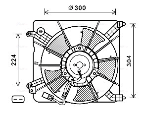 Ventilatorwiel-motorkoeling Ava Cooling HD7537