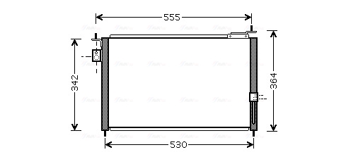 Airco condensor Ava Cooling HDA5209
