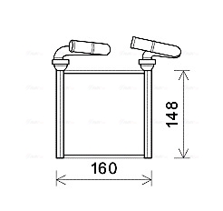 Kachelradiateur Ava Cooling HDA6293