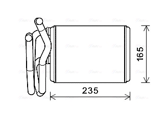 Kachelradiateur Ava Cooling HDA6304