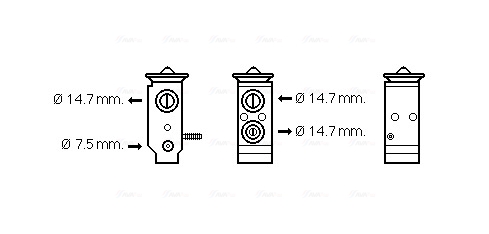 Airco expansieklep Ava Cooling HY1292
