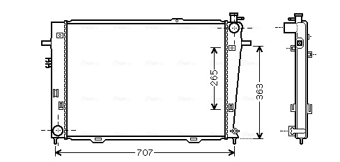 Radiateur Ava Cooling HY2126