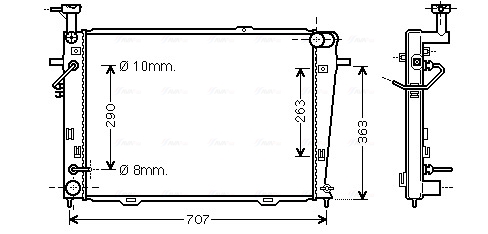 Radiateur Ava Cooling HY2127