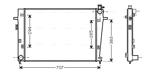 Radiateur Ava Cooling HY2204