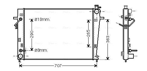 Radiateur Ava Cooling HY2247