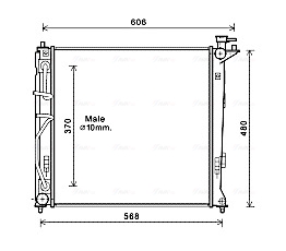 Ava Cooling Radiateur HY2282