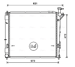 Radiateur Ava Cooling HY2346