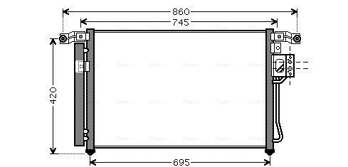 Airco condensor Ava Cooling HY5176D