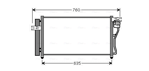 Airco condensor Ava Cooling HY5178D