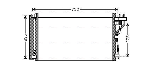 Airco condensor Ava Cooling HY5184D