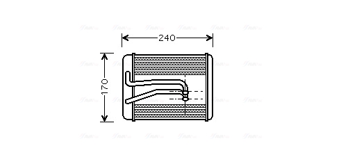 Kachelradiateur Ava Cooling HY6119