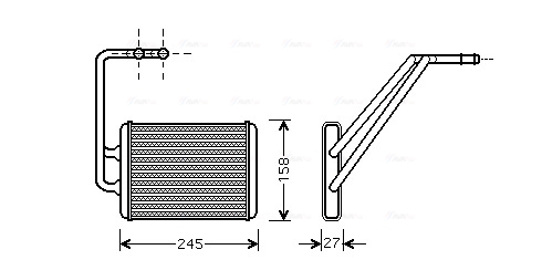 Kachelradiateur Ava Cooling HY6121