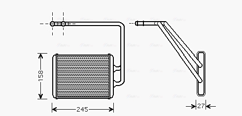 Kachelradiateur Ava Cooling HY6141