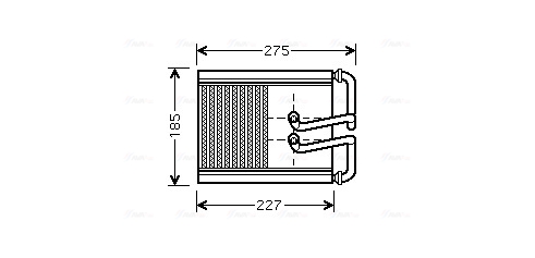 Kachelradiateur Ava Cooling HY6169