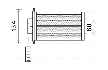 Kachelradiateur Ava Cooling HY6233