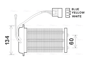 Kachelradiateur Ava Cooling HY6234