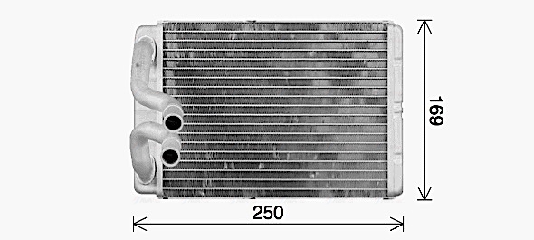 Ava Cooling Kachelradiateur HY6588