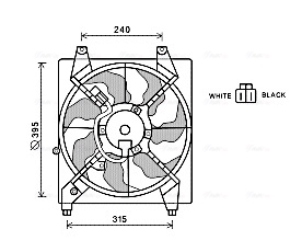 Ventilatorwiel-motorkoeling Ava Cooling HY7528