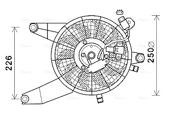 Ventilatorwiel-motorkoeling Ava Cooling HY7569