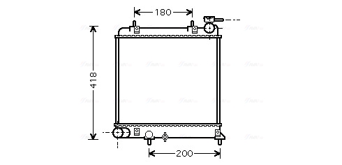 Radiateur Ava Cooling HYA2085