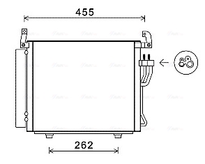 Airco condensor Ava Cooling HYA5241D