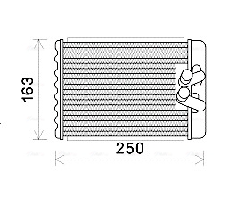 Kachelradiateur Ava Cooling HYA6232