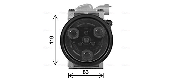 Ava Cooling Airco compressor HYAK483