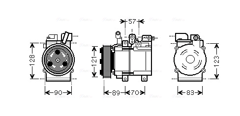 Airco compressor Ava Cooling HYK257