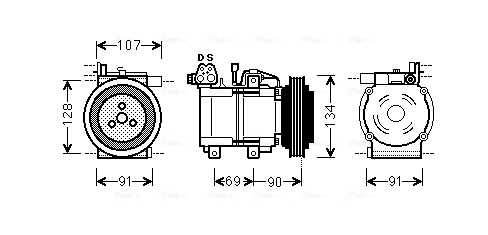 Airco compressor Ava Cooling HYK278