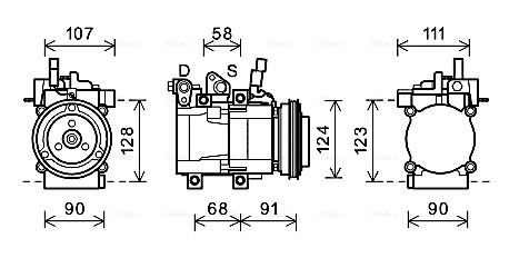 Airco compressor Ava Cooling HYK321