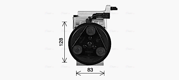 Ava Cooling Airco compressor HYK593