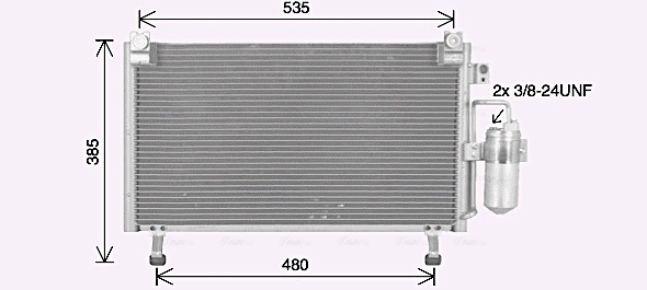 Airco condensor Ava Cooling IS5031D