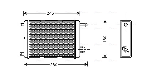 Kachelradiateur Ava Cooling IV6031